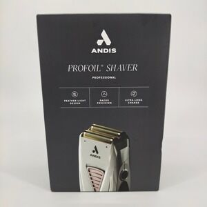 Andis ProFoil Lithium Titanium Foil Shaver Professional TS-1 17235 Grey Gold